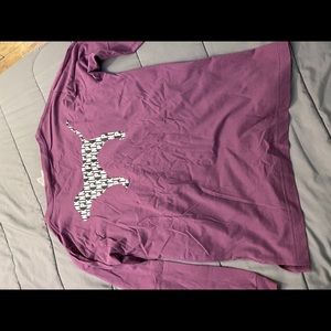 Long sleeve Victoria secret pink shirt size large